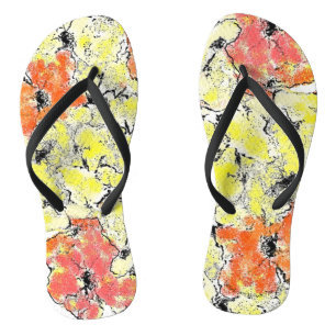 Sommer in Fall-Wildblumen Badesandalen