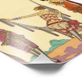 Sommer in Frankreich Art Deco Fotodruck (Ecke)