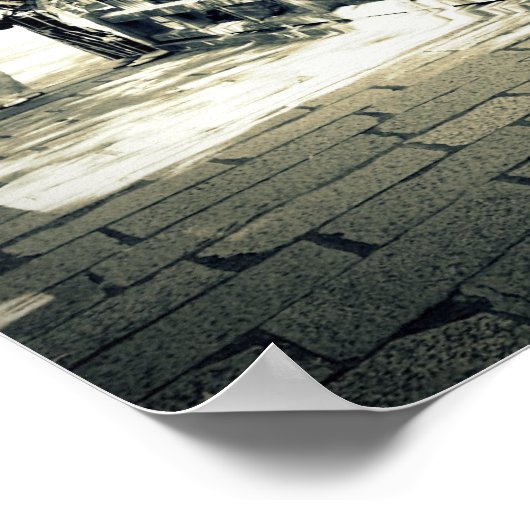 Sommer in Gion Poster (Ecke)