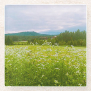 Sommer in Hälsingland - Helsingia Glasuntersetzer