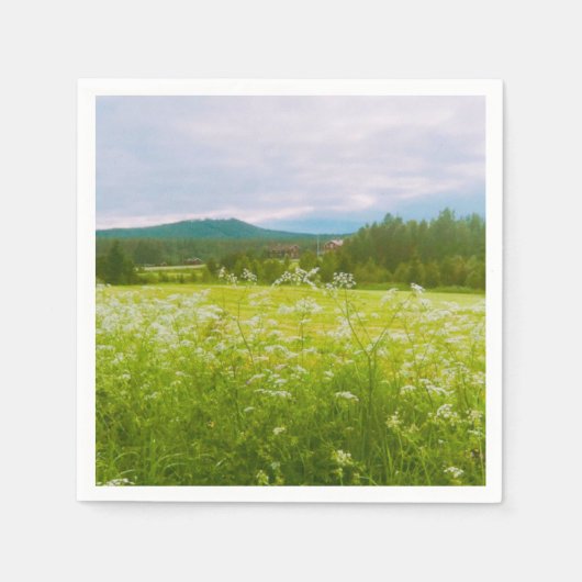 Sommer in Hälsingland - Helsingia Serviette (Vorderseite)