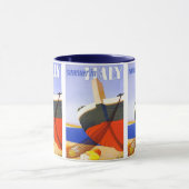 Sommer in Italien Tasse (Zentrum)