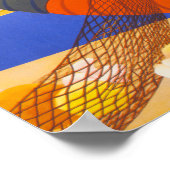 Sommer in Italien Vintage Poster wiederhergestellt (Ecke)