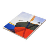 Sommer in Italien Vintage Travel Fliese (Seite)