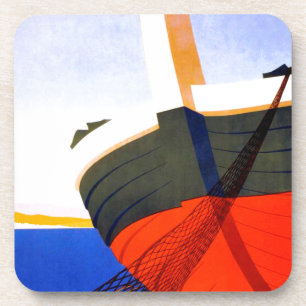 Sommer in Italien Vintage Travel Getränkeuntersetzer