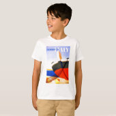 Sommer in Italien Vintage Travel T-Shirt (Vorne ganz)