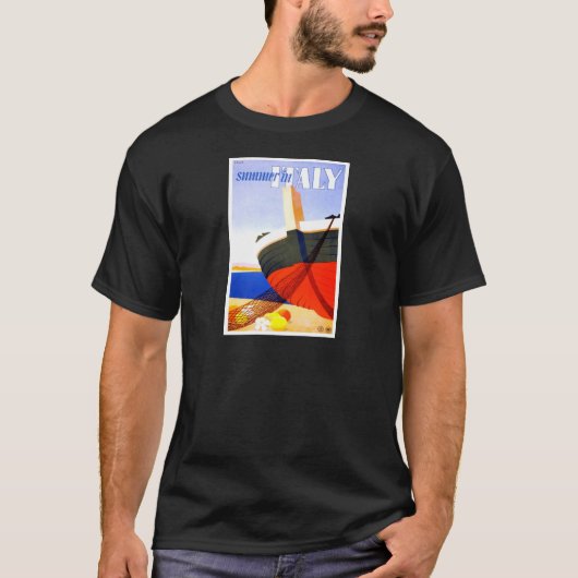 Sommer in Italien Vintage Travel T-Shirt (Vorderseite)