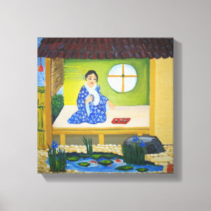 Sommer in Japan Leinwanddruck