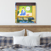 Sommer in Japan Leinwanddruck (Insitu (Schlafzimmer))