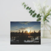 Sommer in Lappland - Postkarte (Stehend Vorderseite)