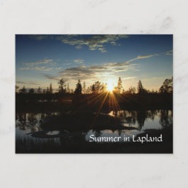 Sommer in Lappland - Postkarte