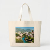 Sommer in Mostar Jumbo Stoffbeutel (Vorne)