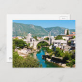 Sommer in Mostar Postkarte (Vorne/Hinten)