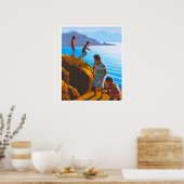 Sommer in Naxos Poster (Küche)