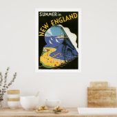 Sommer in Neuengland (weiß) Poster (Küche)