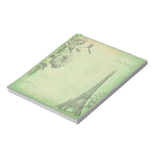 Sommer in Paris Notizblock (Rotiert)