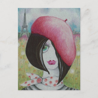 Sommer in Paris Postkarte