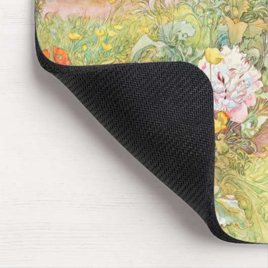 Sommer in Sundborn von Carl Larsson Mousepad (Ecke)