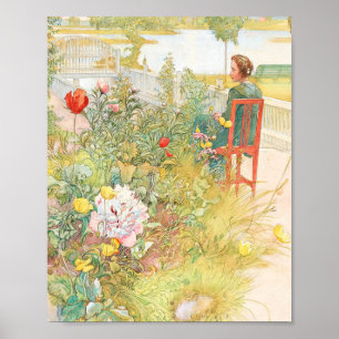 Sommer in Sundborn von Carl Larsson Poster