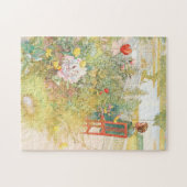 Sommer in Sundborn von Carl Larsson Puzzle (Horizontal)