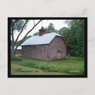 Sommer in Vermont Postkarte