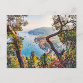 Sommer in Villefranche Sur Mer Postkarte