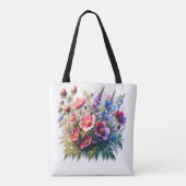 Sommer in voller Blüte Tasche (Rückseite)
