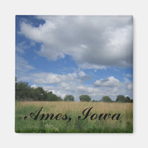 Sommer-Iowa-Grasland Ames, Iowa Magnet