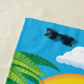 Sommer ist da Flamingos Strandtuch (Beispiel)