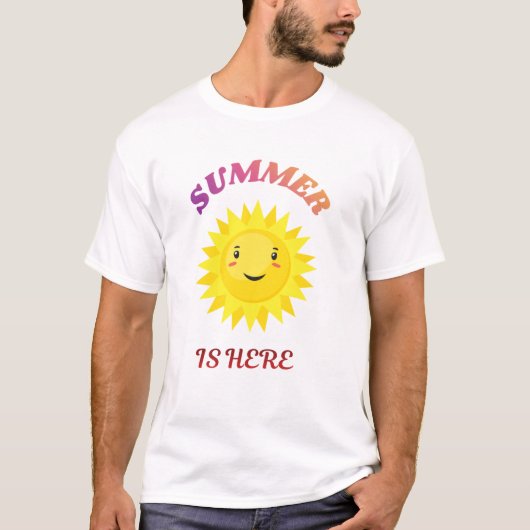 Sommer ist da T-Shirt (Vorderseite)