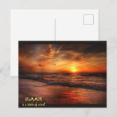 SOMMER ist ein Staat der Postkarte (Vorne/Hinten)