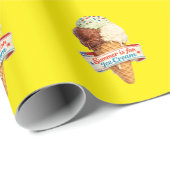 Sommer ist für Eiscreme Geschenkpapier (Rolleneckpunkt)