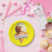 Sommer ist für Eiscreme Pappteller (Party)