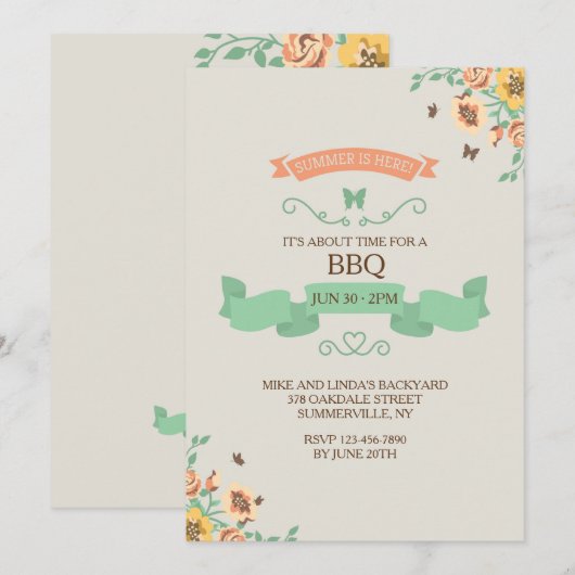 Sommer ist hier Einladung (Vorne/Hinten)