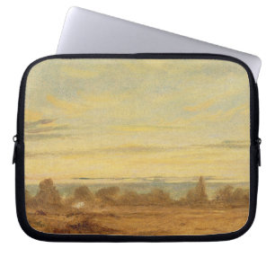 Sommer John-Polizist- - Abends-Landschaft (Öl O Laptopschutzhülle