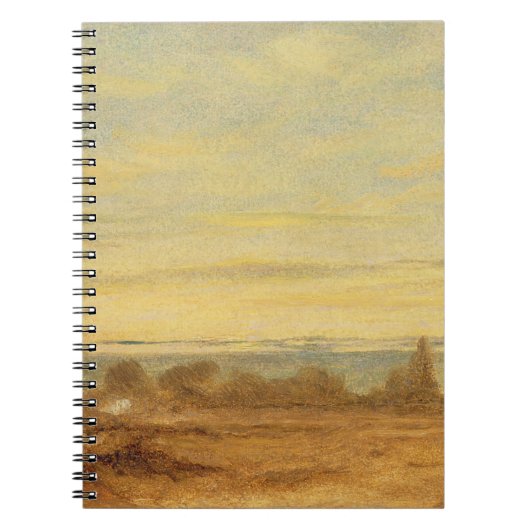 Sommer John-Polizist-| - Abends-Landschaft (Öl O Notizblock (Vorderseite)