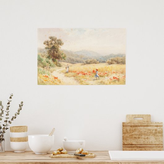 Sommer - Joseph Rubens Powell Fine Art Poster (Küche)