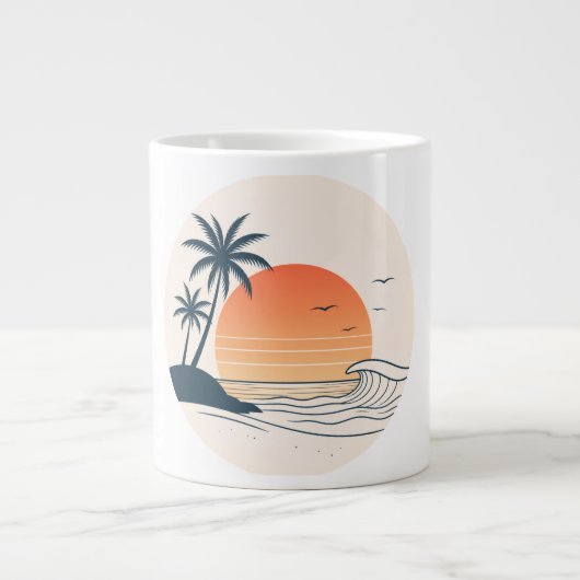 Sommer Jumbo-Tasse (Vorderseite)