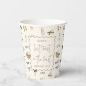 Sommer-Junggesellinnenabschied am Meer Pappbecher (Vorderseite)