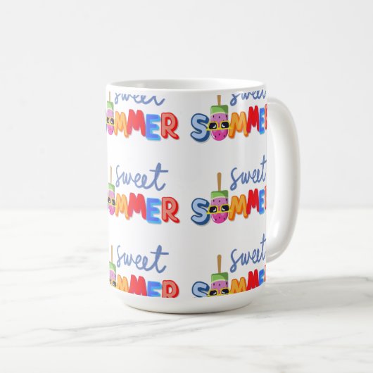 Sommer Kaffeetasse (VorderseiteRechts)