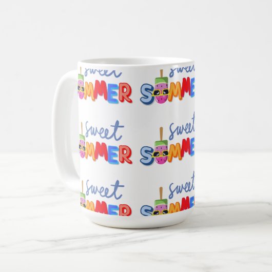 Sommer Kaffeetasse (Vorderseite Links)