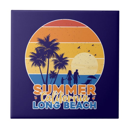 Sommer Kalifornien Long Beach-66594 Fliese (Vorderseite)