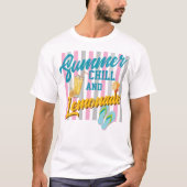 Sommer-Kälte und Limonade T-Shirt (Vorderseite)