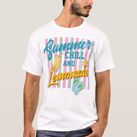 Sommer-Kälte und Limonade T-Shirt (Vorderseite)