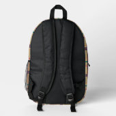 Sommer Kariert Bedruckter Rucksack (Rückseite)