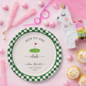 Sommer-Karo-Golf-Baby-Party Pappteller (Party)