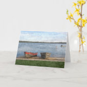 SOMMER-KARTE: See Harriet, "Boote", Mpls., MN_ Karte (Gelbe Blume)