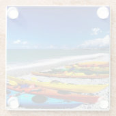 Sommer Kayaking Glasuntersetzer (Rückseite)