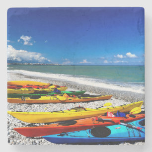 Sommer Kayaking Steinuntersetzer