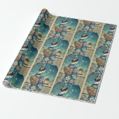 Sommer-Kimono & Glühwürmchen Geschenkpapier (Ungerollt)